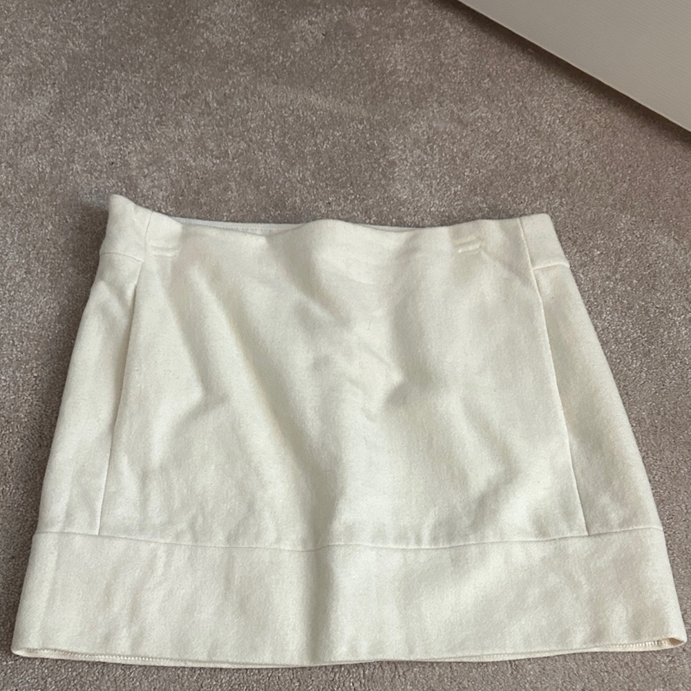 Cream Women's Mini Skirt